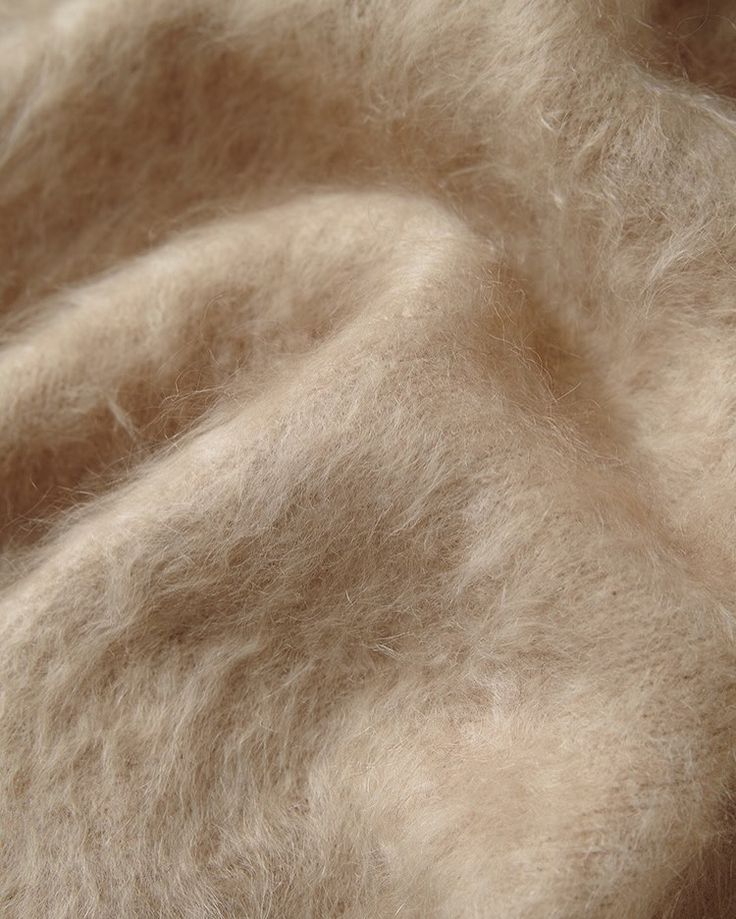 Close-up of soft beige cashmere